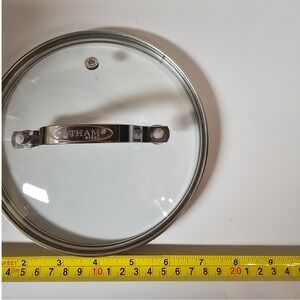 Gotham Steel 7 Inch Tempered Glass Replacement Lid with Stainless Steel‎ Handle